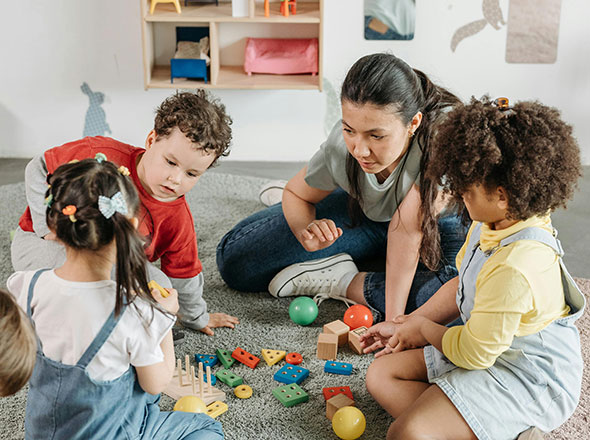 Parent working while caring for child - we understand busy family life